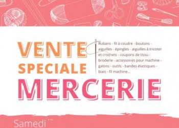 Vente spciale mercerie