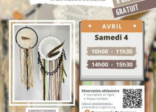 Atelier r�cup : Attrape-r�ves