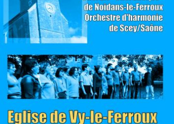 Concert Chorad�lyre et Orchestre d'harmonie de Scey-sur-Sa�ne