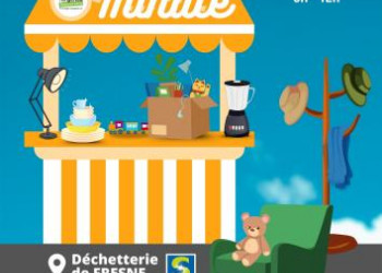 Dpose-minute  la dchetterie de Fresne-Saint-Mams