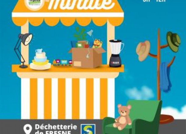 Dpose-minute  la dchetterie de Fresne-Saint-Mams