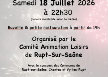 Feux d'artifice de Rupt-Sur-Saône