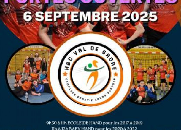 PORTES OUVERTES HBC VAL DE SAONE