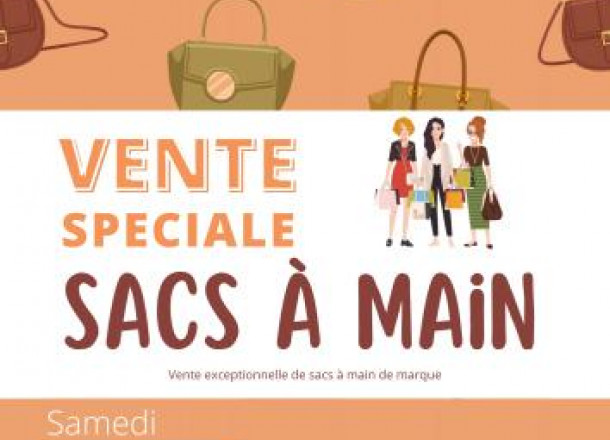 Vente de sacs  main  la ressourcerie